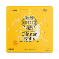 The Buttered Tin Dinner Rolls, 9 Each