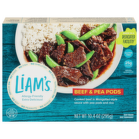 Liam's Beef & Pea Pods, 10.4 Ounce