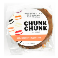 ChunkChunk Strawberry Cheesecake Ice Cream Sandwich, 5.8 Ounce