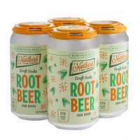 Northern Soda Company Root Beer Soda, 4 Each