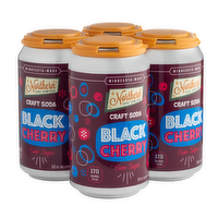 Northern Soda Company Black Cherry Soda, 4 Each