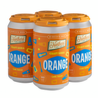 Northern Soda Company Orange Soda, 4 Each