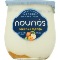 Nounos Coconut Mango Strained Greek Yogurt, 5.3 Ounce