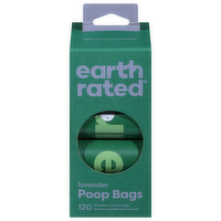 Earth Rated Dog Poop Bags Refill Pack Lavender Scented, 120 Each