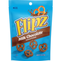 Flipz Milk Chocolate Covered Pretzels, 7.5 Ounce