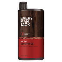 Every Man Jack Cedarwood Body Wash & Shower Gel, 16.9 Ounce