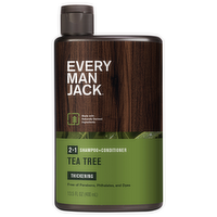 Every Man Jack 2 in 1 Tea Tree Shampoo, 13.5 Ounce