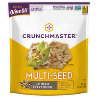 Crunchmaster Multi-Seed Ultimate Everything Rice Crackers, 4 Ounce