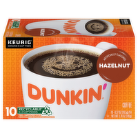 Dunkin' Donuts K-Cups Hazelnut Coffee, 10 Each