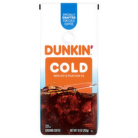 Dunkin' Donuts Cold Ground Coffee, 10 Ounce