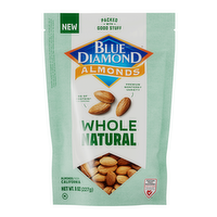 Blue Diamond Whole Natural Almonds, 8 Ounce