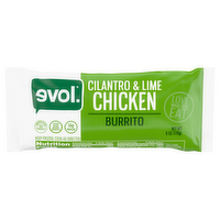 Evol Cilantro Lime Chicken Burrito, 6 Ounce