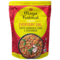 Maya Kaimal Organic Green Garbanzo + Corn + Coriander Everyday Dal, 10 Ounce