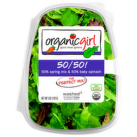 Organicgirl Organic 50 50 Spring Mix & Baby Spinach Salad Blend