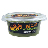 Willy's Fresh Medium Guacamole, 8 Ounce