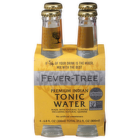 Fever-Tree Premium Indian Tonic Water, 4 Each