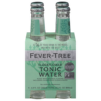 Fever-Tree Elderflower Tonic Water, 4 Each