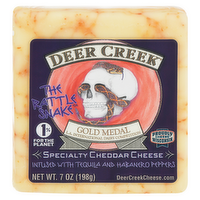 Deer Creek The Rattlesnake Cheddar Cheese, 7 Ounce