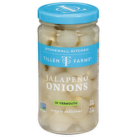 Tillen Farms by Stonewall Kitchen Jalapeno Onions in Vermouth, 12 Ounce