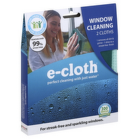 E-Cloth Window Cleaning Cleaning Cloths, 2 Each