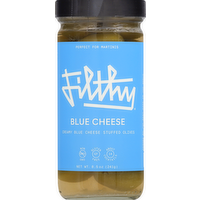 Filthy Blue Cheese Stuffed Olives, 8 Ounce