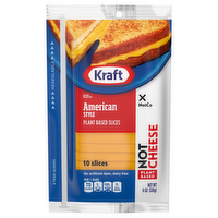 Kraft NotCo Plant-Based American Style Not Cheese Slices, 8 Ounce