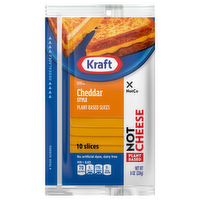 Kraft NotCo Plant-Based Cheddar Style Not Cheese Slices, 8 Ounce