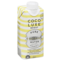 Coco Luxe Boost Pure Coconut Water with Added Vitamin C, 16.9 Ounce