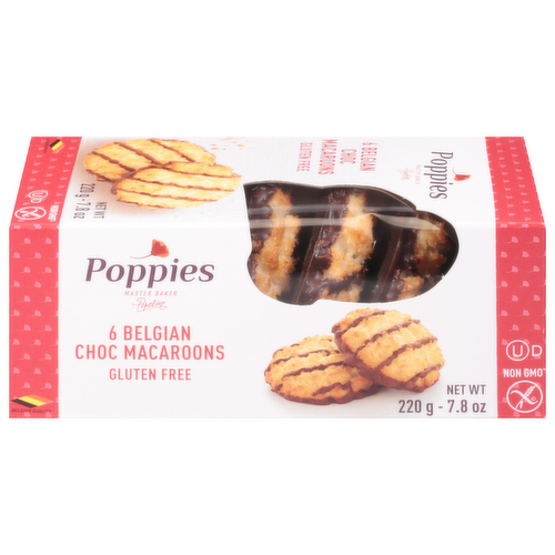 Poppies Belgian Choc Macaroons