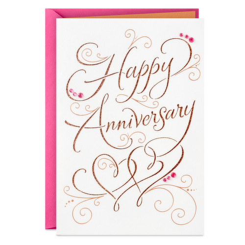 Hallmark Signature Anniversary Card for Couple (Happy Anniversary)