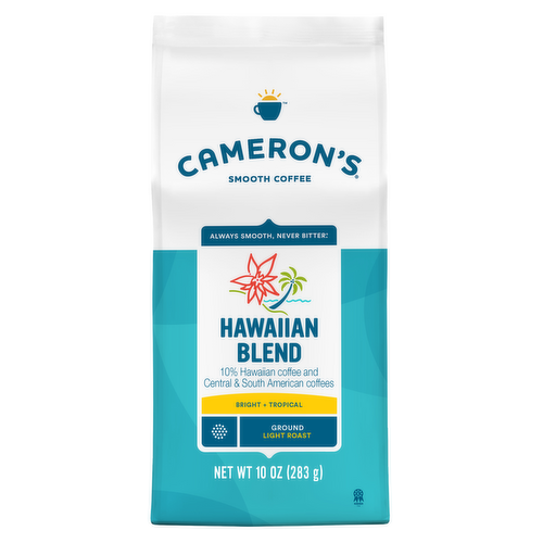 Cameron's Ground Hawaiian Blend Light Roast Coffee