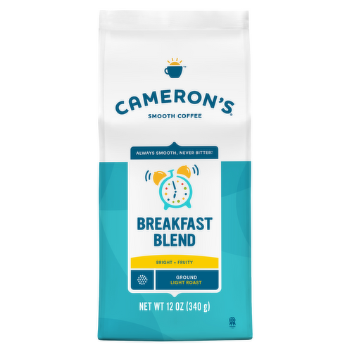 Cameron's Ground Breakfast Blend Light Roast Coffee