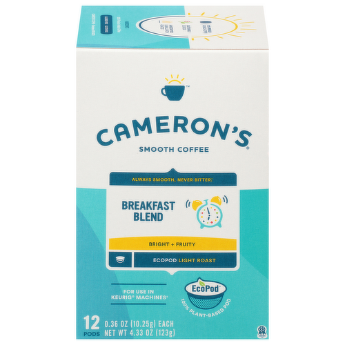Cameron's K-Cups Breakfast Blend Light Roast Coffee