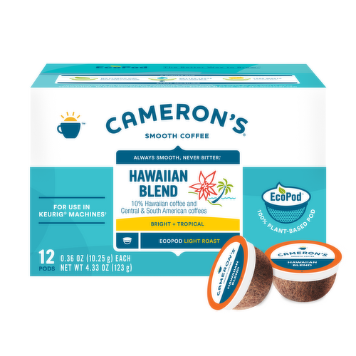 Cameron's K-Cups Hawaiian Blend Light Roast Coffee