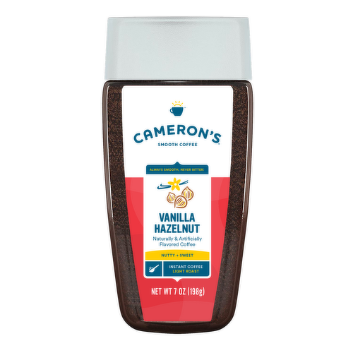 Cameron's Vanilla Hazelnut Light Roast Instant Coffee