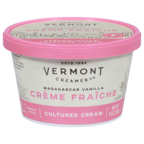 Vermont Creamery Madagascar Vanilla Creme Fraiche