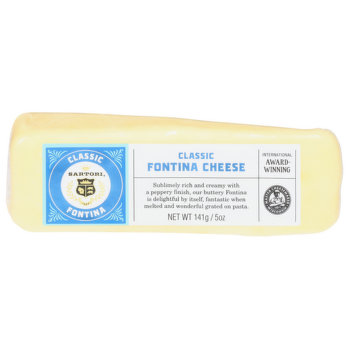 Sartori Classic Fontina Cheese Wedge