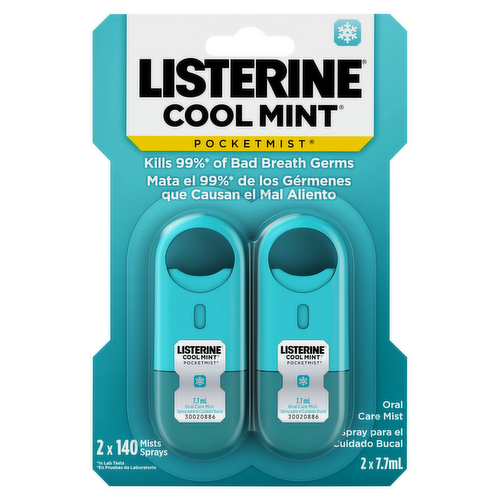 Listerine PocketMist Cool Mint Oral Care Mist
