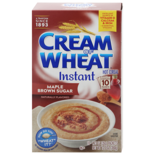 Cream of Wheat Maple Brown Sugar Instant Hot Cereal