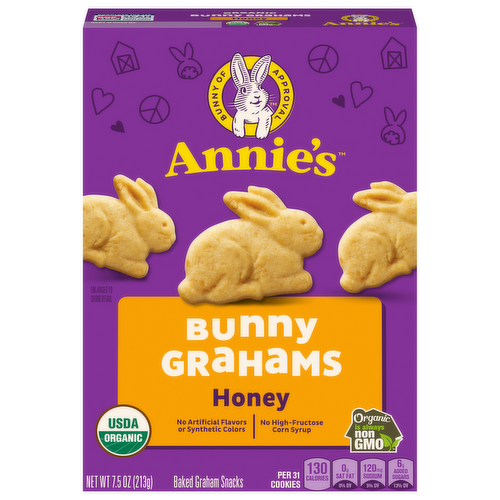 Annie's Homegrown Organic Honey Bunny Grahams