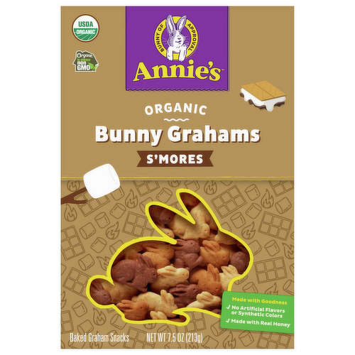 Annie's Homegrown Organic S'mores Bunny Graham Snacks