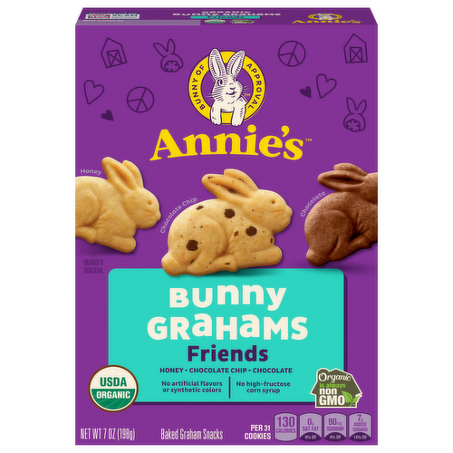 Annie's Homegrown Organic Friends Bunny Graham Snacks