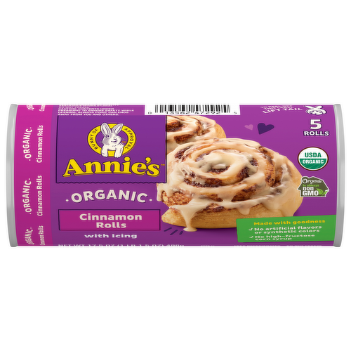 Annie's Organic Cinnamon Rolls with Icing Dough
