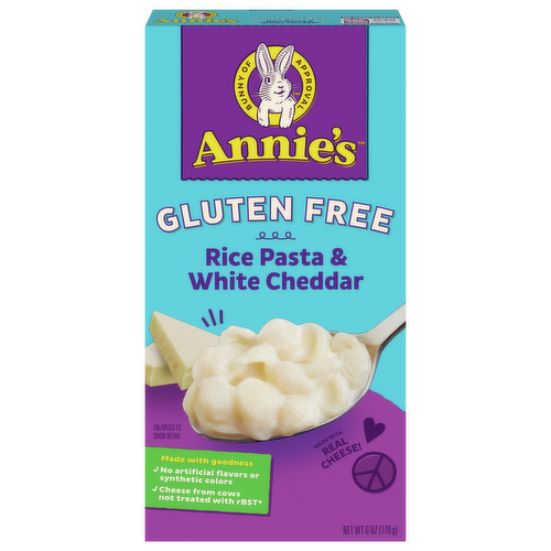 Annie's Homegrown Gluten Free Rice Pasta Shells & White Cheddar Macaroni & Cheese