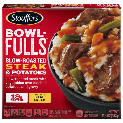 Stouffer's Bowl-Fulls Slow-Roasted Steak & Potatoes Bowl