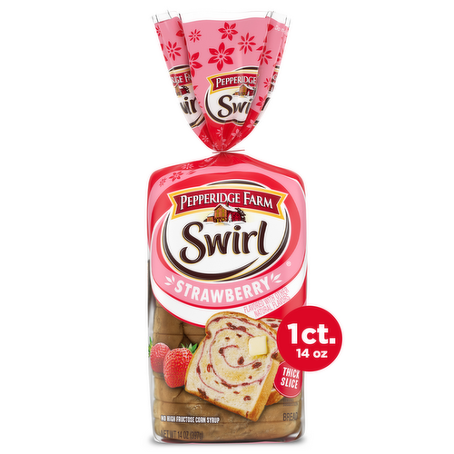 Pepperidge Farm Strawberry Swirl Bread Limited Edition