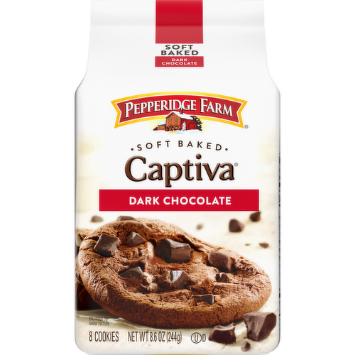 Pepperidge Farm Soft Baked Captiva Dark Chocolate Cookies
