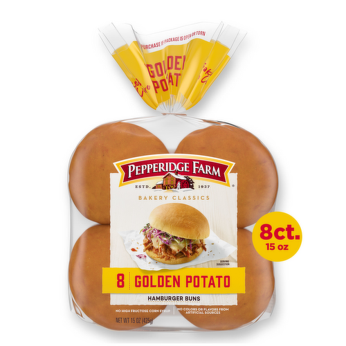 Pepperidge Farm Bakery Classics Golden Potato Hamburger Buns