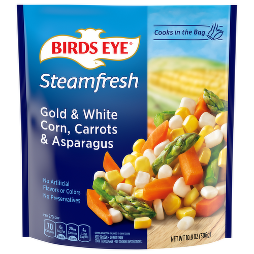 Birds Eye Steamfresh Corn, Carrots & Asparagus