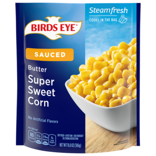 Birds Eye Steamfresh Sauced Super Sweet Corn with Butter Sauce